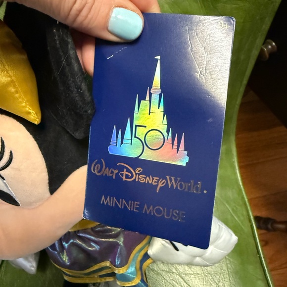 Mickey and Minnie WDW 50th Anniversay Plush Set - Picture 7 of 9